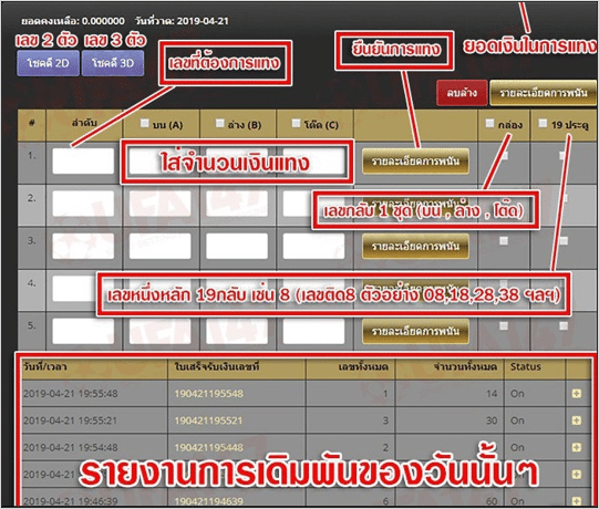 วิธีเล่นหวยรายวัน